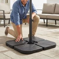 Square Umbrella Base   Water-Fillable Umbrella Base Round Corner Outdoor Equipment