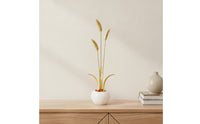 Brass Ornament with Golden Jadeite Tone Sculpture with Stone Base Contemporary Luxury for Entryway