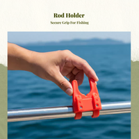 Rod Holder Mount, Heavy-Duty Boat Fishing Organizer