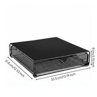 Coffee Capsule Storage Organizer Modern Coffee Pod Storage Drawer Mesh Basket Capsule Drawer for Countertop, Office