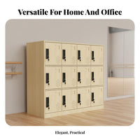 Metal Storage Locker Lockable Doors Multiple-Door Steel Cabinet Heavy-Duty Locking Storage Cabinet for Students, Employees, School, Living Room