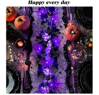 Purple Artificial Rose Vine Halloween Party Decoration Hanging Garland