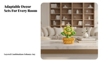 Flame-Shaped Statue Cream theme Aesthetic House Decoration Soothing Decor