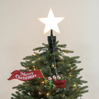 Light-up Rotating Holiday Topper Creates Festive Atmosphere Moving Star Holiday Topper Easy to Assemble for Kids