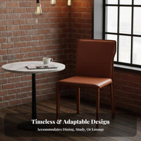 Armless Upholstered Chair Light Luxury with Design Armless Upholstered Side Chair Versatile Sturdy Construction for Adults