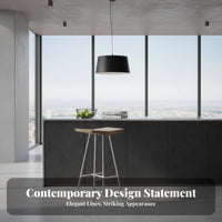 Backless Industrial Stool Retro Vibe Backless Counter Seat High-Legged for Cafe