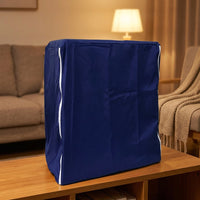 Bird Cage Cover with Zipper, Flat Top Polyester Blackout Cover for Large Pet Bird, Dustproof Birdcage Cover for Evening Glow Use