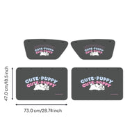 Car window sun shield, universal suction holder light shield, heat insulation, privacy protection, foldable screen for sunlight/pickup/auto