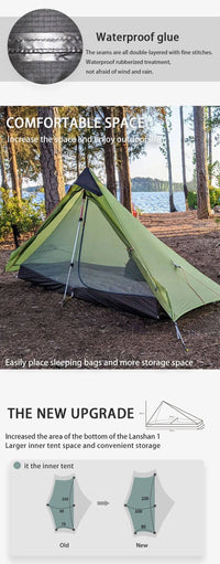 LanShan 2 3F UL GEAR 2 Person 1 Person Outdoor Ultralight Ca