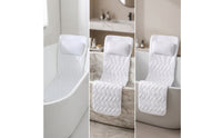 3D Mesh Full Body Bath Pillow Non-Slip Bath Cushion with Suction Cups for Adults, Bathtub, Home Spa