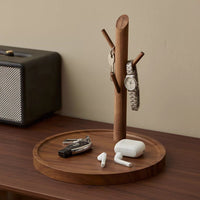 Entryway Solid Wood Multi-functional Storage Rack
