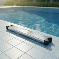 Replacement Pool Ladder Step Brushed Metal Ladder Step with End Mounts Universal Fit Pool Stair Step Long-Lasting for Maintenance Professionals