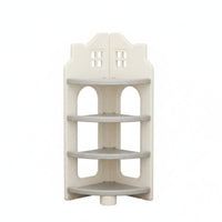 Bookcase  Sturdy Kids Bookcase  Easy to Clean House-Shaped Storage Shelf for Playroom, Classroom