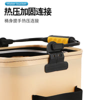 户外手提活鱼桶打水桶路亚户外鱼箱多用钓鱼桶可折叠便携装鱼桶