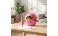 Easy Drawing Robot Compact Robot with Drawing Pen Child-Safe Toy Interactive for Children, Toddlers, Playroom, Classroom, Homeschool