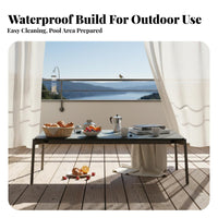 4-Piece Woven Sofa Set Nordic design Outdoor Furniture Easy to Clean Ergonomic Design for Homeowners, Adults