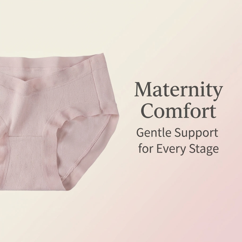 Elastic Postpartum Underwear for Women with Low Rise C Section Design, Breathable Maternity Knickers After Birth