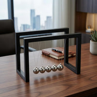 Newton's Cradle Compact Pendulum Balls Stress Relief for Office Desk