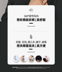 爆款MF019小旋风挂腰挂脖风扇 usb充电户外便携涡轮手持小风扇