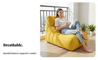 Bean Bag Lounger Comfortable transformable Floor pad Space-Saving stylish Design for Young Adults, Students, Lounging, Playroom