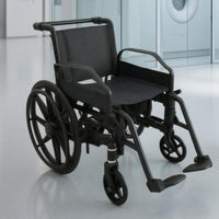 Foldable MRI Transfer Wheelchair Armrests Non Wheelchair Footrests Folding Transport Chair for Hospital