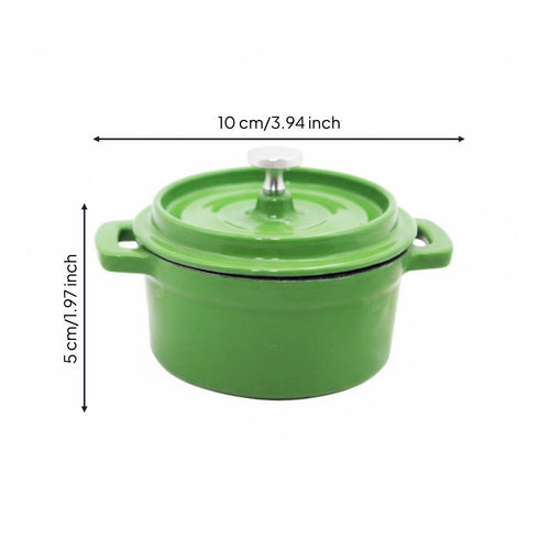 Enameled Cast Iron Pot Multi-Purpose Enameled Cast Iron Dutch Oven Easy to Clean