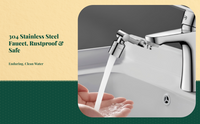 304 Stainless Steel Faucet Extender