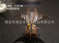 厂家直销魔鬼鱼齿轮手工木制桌面摆件家居生日礼物实木创意