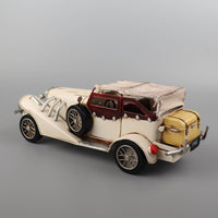 Model Car with Spare Wheel Metal Sports   Premium Souvenir Piece for Shelf