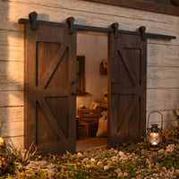 Dollhouse Sliding Barn Door Wooden Miniature Barn Door Realistic for Room Model