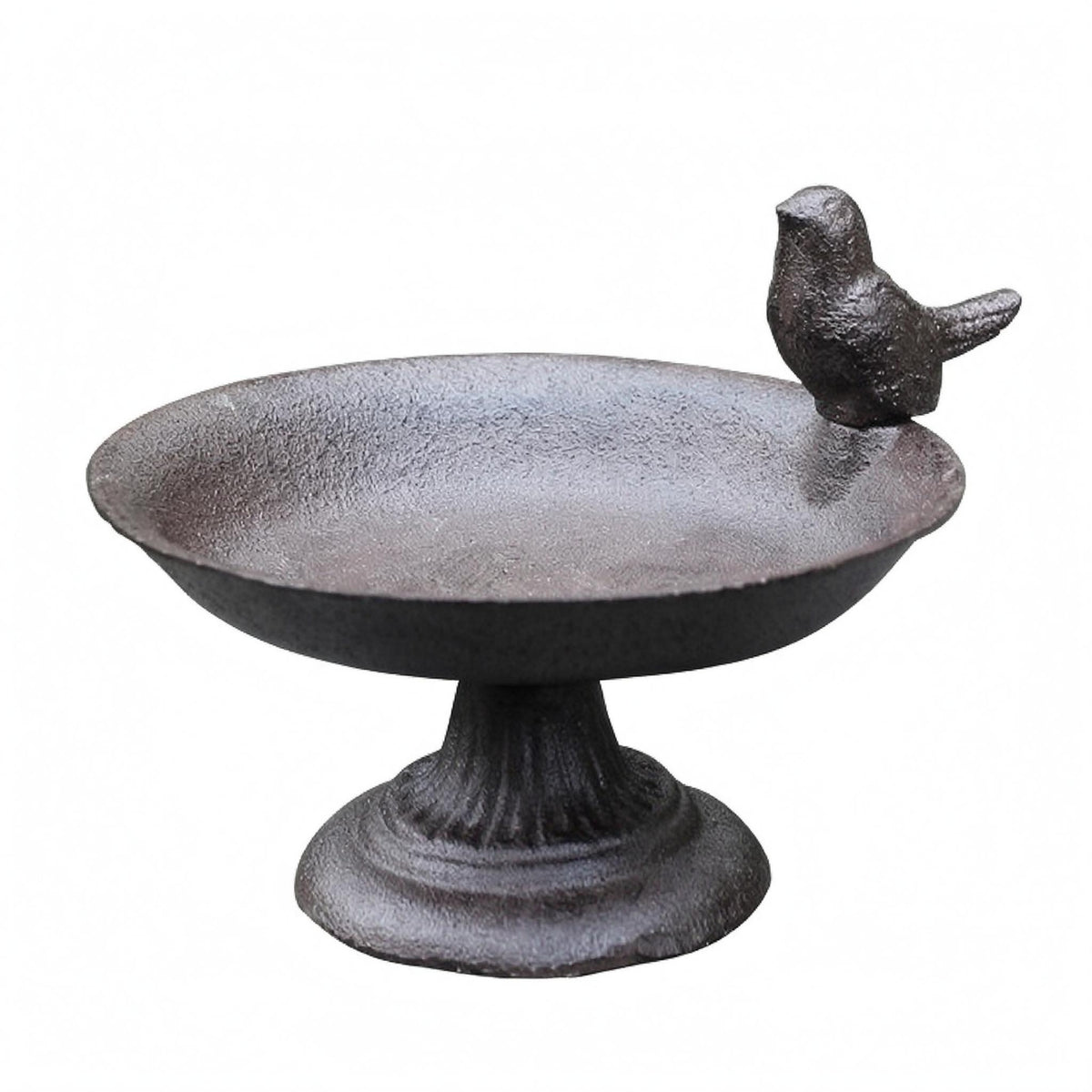 Cast Metal Bird Feeder Outdoor Pedestal Bird Feeder Heavy Duty for Yard