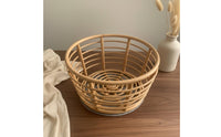 Vintage Design Rattan Posing Basket Gentle Material Baby Photo Prop Handmade Rattan Baby Basket for Newborns