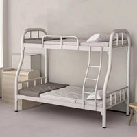 Metal Bunk Bed Space-Saving Bunk Bed Frame Noise Furniture for Teens, Students, Shared Bedroom, Dorm Room, Hostel