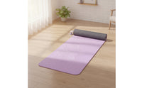 6mm Thick Exercise Mat with Carrying Strap Sturdy Exercise Mat with Mesh Bag Easy to Clean Cushioned for Stretching