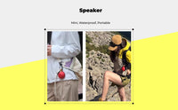 Portable Mini Speaker, Waterproof, Home & Outdoor Travel