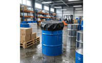 55 Liter Drum Cover Heavy Duty Drum Cover with Drawstring Stretchable for Workshop, Garage, Outdoor Storage
