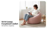 transformable Bean Bag 2-Person Capacity Teardrop Bean Bag Lie-Flat Ergonomic Support for partners, Adults, literature nook