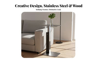 Rolling C-Table Minimalist and elegance Household Furniture Adjustable Height