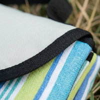 Outdoor Rug and Picnic Blanket for Travel, Thickened Oxford Cloth Camping Mat with Floral Design, Waterproof Mat for Beach, Outdoor Blanket