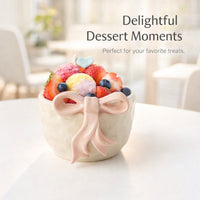 Cute Bow Ceramic Bowl, 360ml