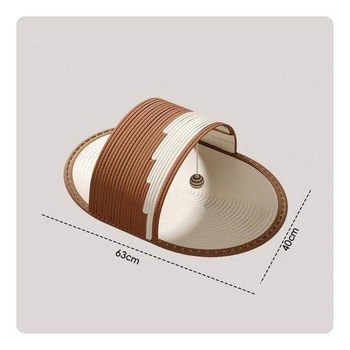 Slipper Cat Bed All Seasons Use Woven Rope Cat Cave for Indoor, Cats, Small Pets