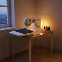 Extension Table Overlock Sewing Machine Foot Pedal Free Arm Sewing Machine Electric Craft Tool