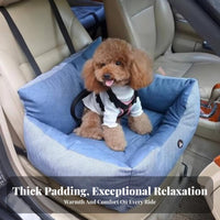Dog Car Seat Safety Straps pet transport box Padded Interior for highway excursions, Home