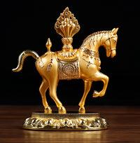 Tibetan Alloy Religious Decorative Figurine for Car or Home