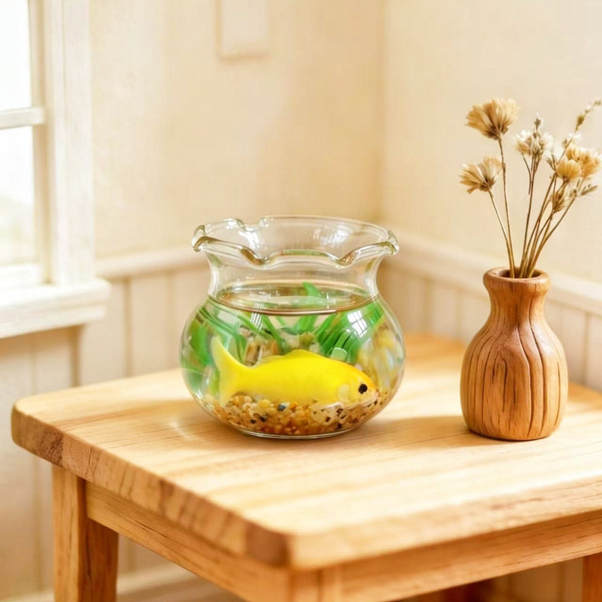 Yellow / Round Tank