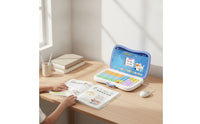 Educational Childrens Laptop with Keyboard Foldable Kids Learning Laptop Colorful Toy Computer with Screen Compact for Preschoolers, Toddlers, Preschool, Travel
