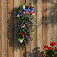 Independence Day Wreath Easy to Hang Independence Day Wreath Long-Lasting