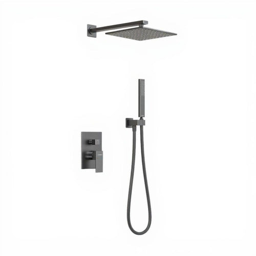 Copper shower set with temp control