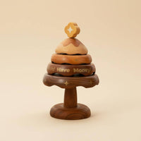 Wooden Tree Coaster Set Top Decorative Wooden Cup Mat Set Good Luck Charm Kitchenware for Home Bar