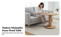 Round elevatingTop Table Modern Minimalist Design Household Furniture Multi-Functional Space-Saving Size for Homeowners